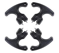 KinetiCore 4 Pack Universal Black Golf Shoe Spikes Removal Tool - Handheld Wrench for Two-Pin Golf & Cricket Shoes | Easy Spike Change Tool