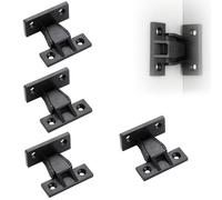 KinetiCore 4 Pairs Keku Push in Panel Clips, Heavy Duty ABS Press Fit Plinth Fasteners, Hidden Quick Push Fittings for Kitchen Cabinets, Bath Panels, Wardrobes & Furniture