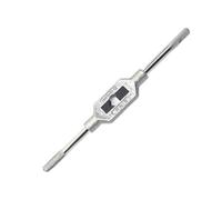 KinetiCore Adjustable Tap Wrench Handle, Metric M1-M12 & Imperial 1/16"-1/2" Capacity, Medium Carbon Steel Nickel Plated Hand Tapping Tool for Machinist, DIY & Repair