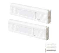 KinetiCore Cord Weight Spare 2pcs for Vertical Blind, Roller Blinds Window Shutter, White Plastic Tensioner Device Blinds Accessories