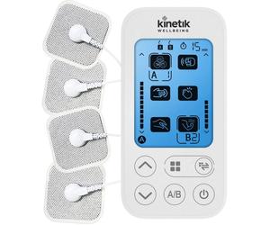 KINETIK KINAD-2126 Dual Channel TENS Machine - White, White