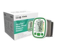 Kinetik Wellbeing Advanced Wrist Blood Pressure Monitor - BIHS Approved Heart Rate Machine - Digital Health Monitors with High BP Detection & Universal Cuff - In Association with St John Ambulance