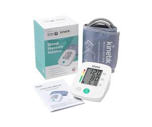 Kinetik Wellbeing Blood Pressure Monitors for Home Use, Automatic Upper Arm | Fully Automatic Blood Pressure Monitor, Clinical Grade BP Machine, Standard Cuff 22-32cm, Digital Sphygmomanometer