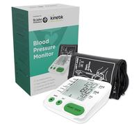 Kinetik Wellbeing Blood Pressure Monitors Large Cuff Universal (22-42cm) - Automatic Upper Arm Blood Pressure Machine - Home Use Bp Monitor with Irregular Heartbeat Detection