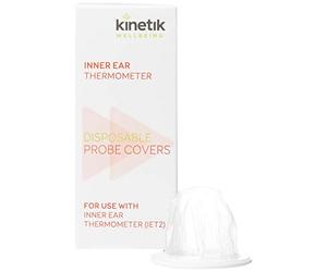Kinetik Wellbeing Disposable Inner Ear Thermometer Probe Covers - Pack of 20 Caps - Disposable Ear Thermometer Covers - Developed in Association with St John Ambulance