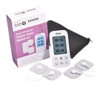 Kinetik Wellbeing Dual-Channel TENS Machine for Pain Relief - Muscle Stimulator Machine for Men, Women, 15 Intensities, 24 Modes - Safe for Pregnancy & Sciatica - in Association with St John Ambulance