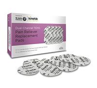 Kinetik Wellbeing TENS Replacement Pads Pack of 4 - Electrode Pads for Muscle Pain Relief, EMS TENS Machine Unit ECG Electrodes for Back Pain Relief Products - In Association with St John Ambulance
