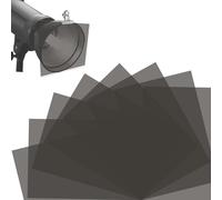 KINETIX 8 PCS of Colored Foil Brown Foils Suitable for Lamps 29.7x21 cm Colored Foil A4 Transparent Color Correction Filter Photography Studio Spotlight Strobe Light LED Stage Party DIY