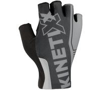 KinetiXx Linus Racing Gloves Mens Half Finger Cycling Sport Grip Black