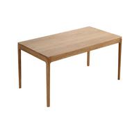 Kinfolk Mid-Century Modern Oak Effect 4-6 Seater Rectangle Wooden Dining Table - 150Cm