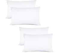 Kinfolk Textile Pillow Cases 4 Pack Egyptian Cotton 200 Thread Count (White)