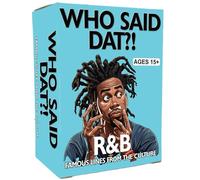 Kinfolk Who Said Dat: R&B Trivia Card Game - Name That Artist Challenge Featuring 76 Classic Lyrics & Quotes | Fun Music Game for Teens & Adults | Great for Parties, Cookouts & Late-Night Laughs