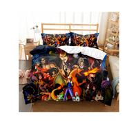 (King-230*220, 19) Pokémon Cartoon Bedding Single Double Quilt Cover 3D Cartoon