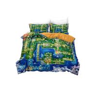 (King-230*220, 4) Pokémon Cartoon Bedding Single Double Quilt Cover 3D Cartoon