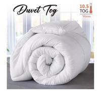 ( King (230cm x 220cm)) Down Duvets & Quilts 10.5 Tog Soft Anti-Allergy Fluffy Breathable Lightwieght Comfortable Luxury Sleep Hotel Quality Duvet Single Double King Sizes