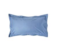 (King - 48 x 91 cm, Airforce Blue) Egyptian Cotton Oxford Pillowcase 1000 Thread Count