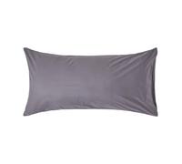 (King - 48 x 91 cm, Dark Grey) Egyptian Cotton Pillow Case 200 TC Equivalent 400 Thread Count