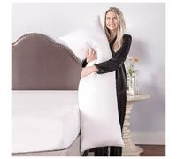 (King 5Ft (60"), White) Long Bolster Body Pillow with Orthopedic Support Ummi Textile