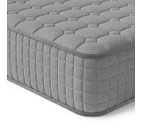 (King) 9.4 Inch Hybrid Mattress Medium Firm Tight Top Grey