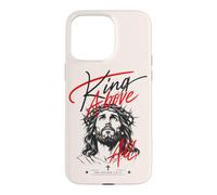 King Above All Jesus Christ Philippians 2:9-11 Bible Verse Case for iPhone 15 Pro Max