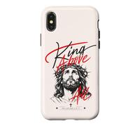 King Above All Jesus Christ Philippians 2:9-11 Bible Verse Case for iPhone X/XS