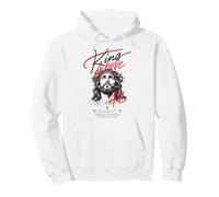 King Above All Jesus Christ Philippians 2:9-11 Bible Verse Pullover Hoodie