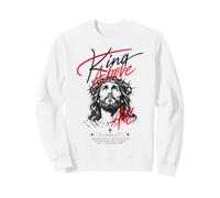King Above All Jesus Christ Philippians 2:9-11 Bible Verse Sweatshirt