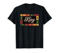 King - African Pride Kente Cloth Royal T-Shirt
