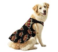 King And Crowned Ruffle Pet Dress for Large Dog 2XL