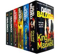 King and Maxwell Series Collection 6 Books Set By David Baldacci (Split Second, Hour Game, Simple Genius, First Family, Sixth Man & King and Maxwell)