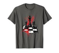 King and Peasant Chess Pieces T-Shirt