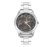 King and Queen African American Unisex Watch Simple Wrist Watch Analog Quartz Watch Digital Wrist