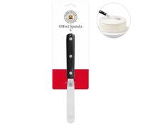 King Arthur Baking Company Offset Spatula, Japanese Stainless Steel, 4-Inch