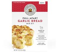 King Arthur Baking Company Pull-Apart Garlic Bread Mix Kit 15.25 oz., Baking Mix