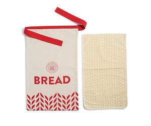 King Arthur Baking Company Reusable Bread Bag, Cotton and Beeswax-Coated Linen, Plastic-Free Storage