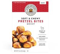 King Arthur Baking Company Soft & Chewy Pretzel Bites Mix Kit 15.6 oz., Baking Mix - Ready in 1 hour