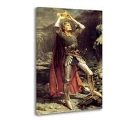 King Arthur British Royalty Folklore Poster Decorative Painting Canvas Wall Posters And Art Picture Print Modern Family Bedroom Decor Posters 24x36inch(60x90cm)