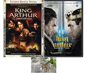 King Arthur Director's Cut & King Arthur Legend of The Sword 2 DVD Set Includes Excalibur Art Card