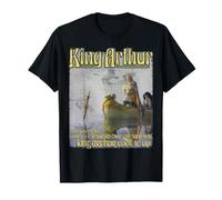 King Arthur Excalibur Sword Lake Merlin Medieval Literature T-Shirt