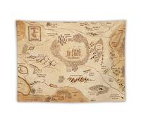 King Arthur's Kingdom Camelot World Map Poster Picture Print Wall Art Tapestry Painting Tapestries Artworks Gift Idea Room Aesthetic 60"x80"