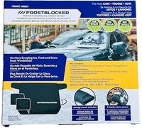 KING BAJ Delk Frostblocker Windshield & Mirror Cover - Winter Snow & Frost Protection Shield, Universal Fit with Storage Pouch