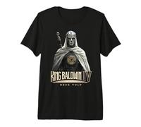King Baldwin IV Jerusalem Cross Catholic Premium T-Shirt