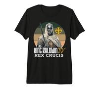 King Baldwin IV Jerusalem Cross Catholic Premium T-Shirt