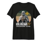 King Baldwin IV Jerusalem Cross Catholic Premium T-Shirt