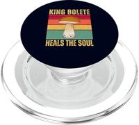 King Bolete Mushroom Heals The Soul Foraging Fungi Lover PopSockets PopGrip for MagSafe