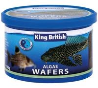 King British Algae Wafers Aquarium Fish Food - 35g Tub