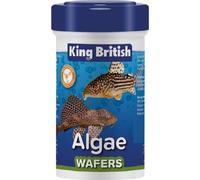 KING BRITISH ALGAE WAFERS complete aqua bottom feeding cat fish plecostomus food