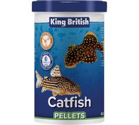 King British - Catfish Pellets with IHB - Multi-Vitamin Sinking Food - 600g Tub
