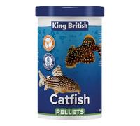 King British - Catfish Pellets 600g - Multi-Vitamin Complete Sinking Food for Catfish & Other Bottom-Feeding Tropical Fish - Clear Water Formula -Natural ingredients - Support A Healthy Immune System