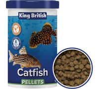 King British - Catfish Pellets with IHB - Multi-Vitamin Sinking Food - 600g Tub